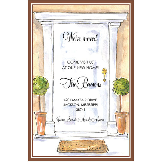 Classy Entry Open House Invitations